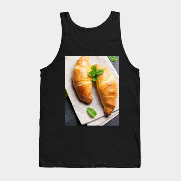 Pure Croissants Tank Top by Fredonfire